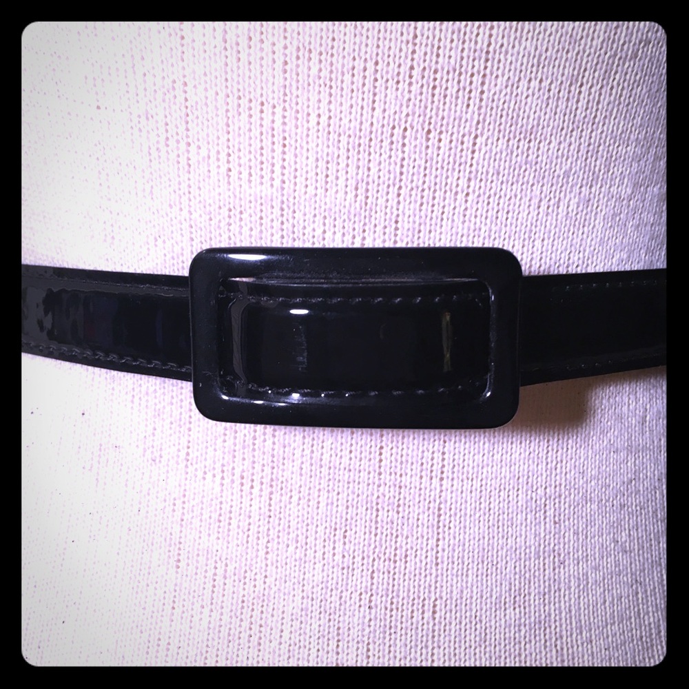 Vintage Patent Leather Belt